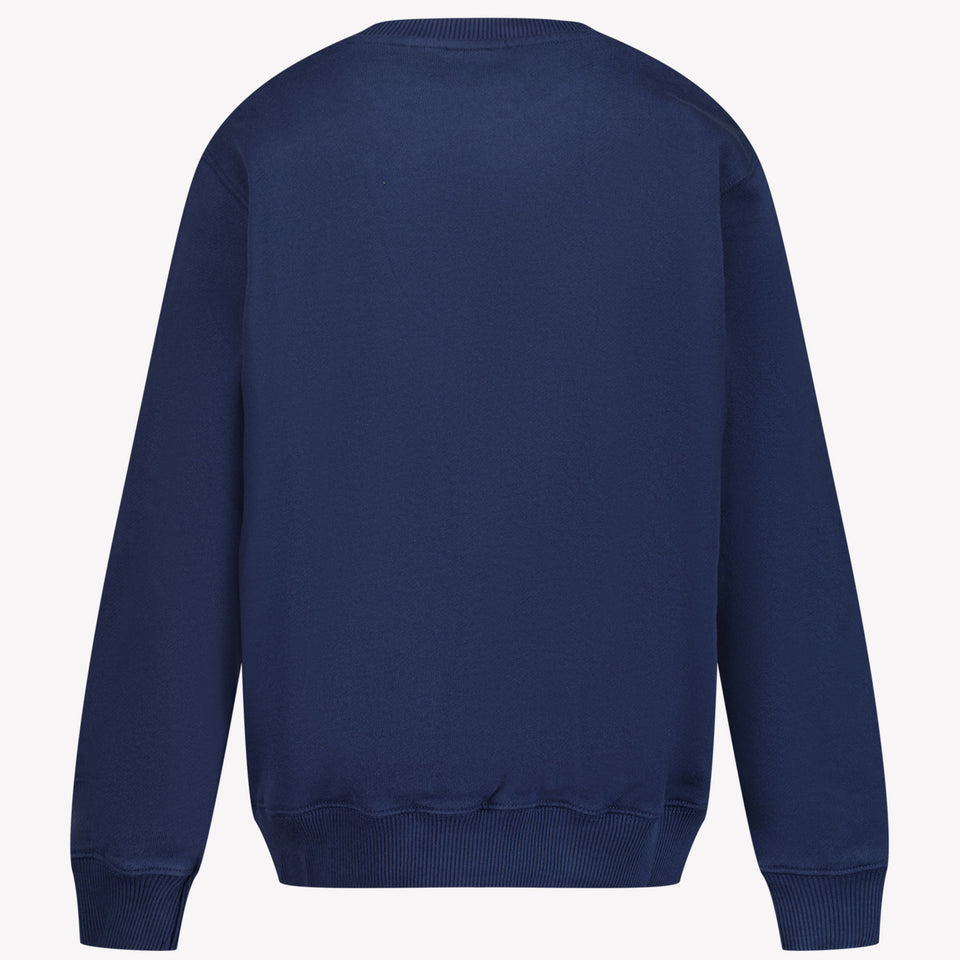 Off-White Jungenpullover Marineblau