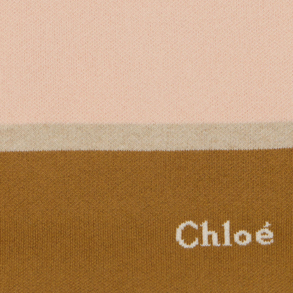 Chloe Filles Foulard Rose Léger