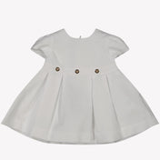 Versace Bébé Filles Robe Blanc