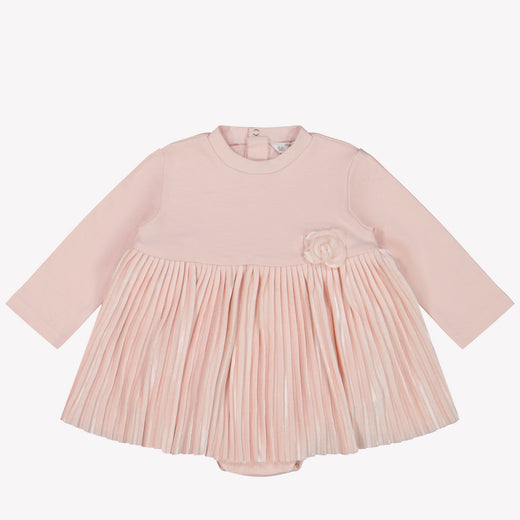 Mayoral Bambino Ragazze Vestito Rosa Chiaro