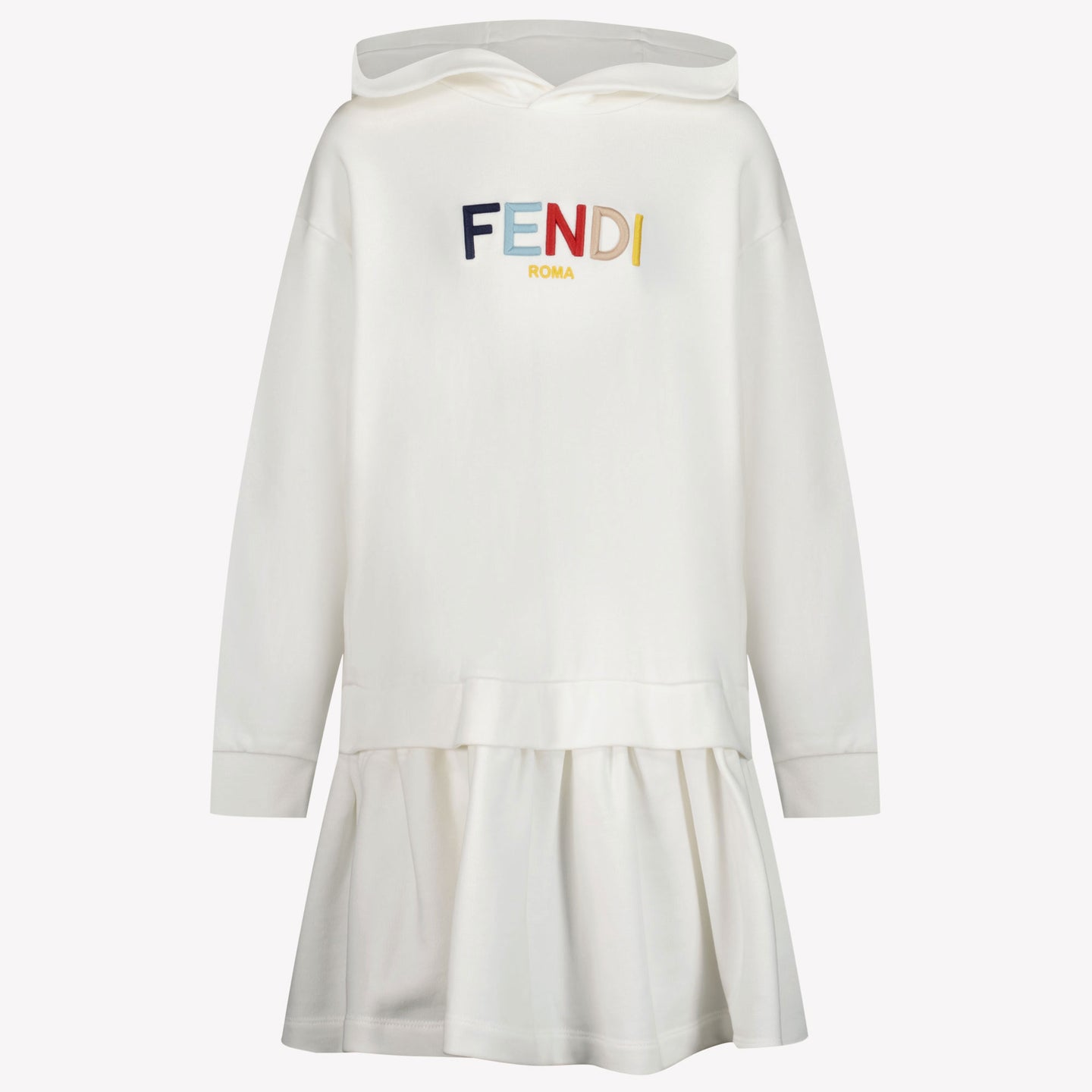 Fendi Enfant Filles Robe Blanc