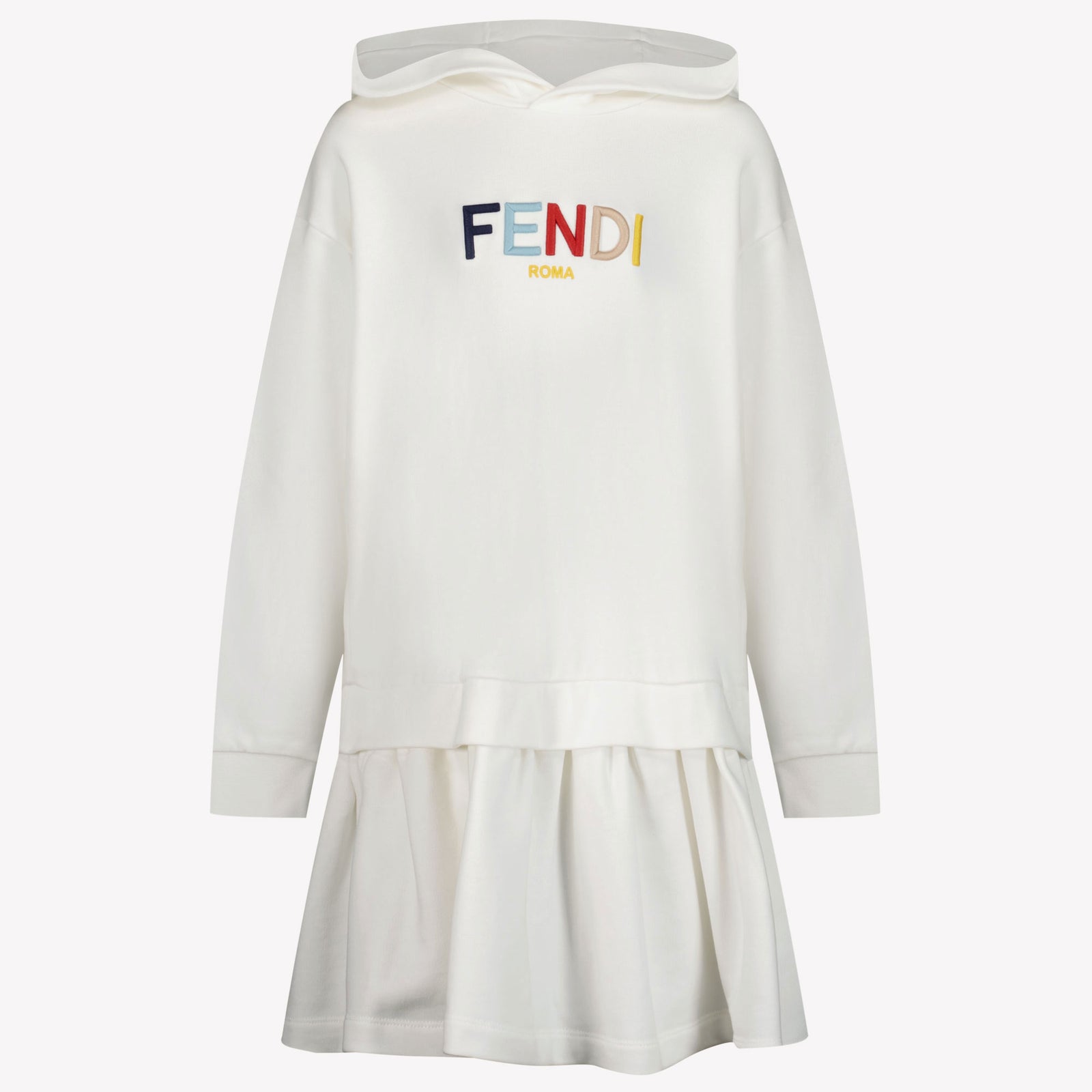 Fendi Kind Mädchen Kleid Weiß