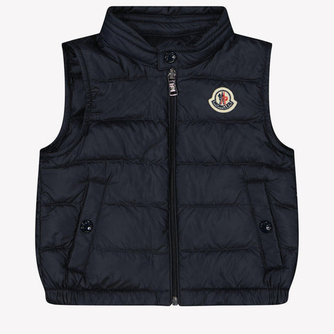 Moncler Neue Amäury Baby Jungen Körper wärmer Marineblau