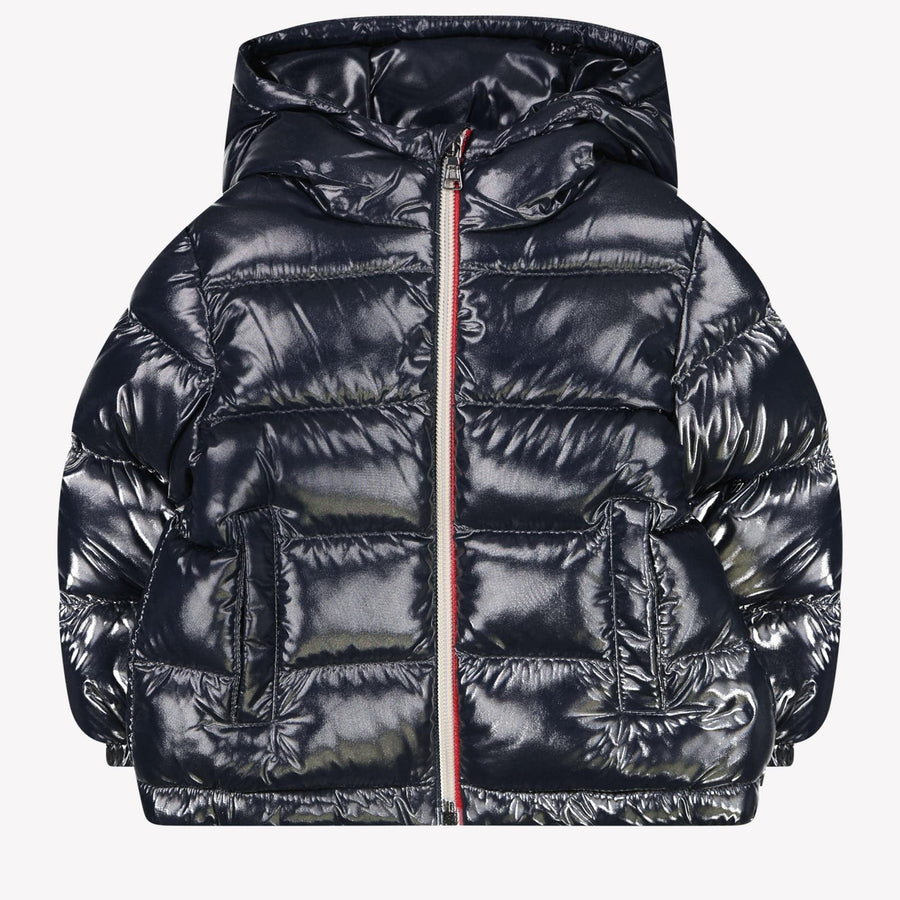 Moncler New Aubert Baby Jongens Winterjas Navy