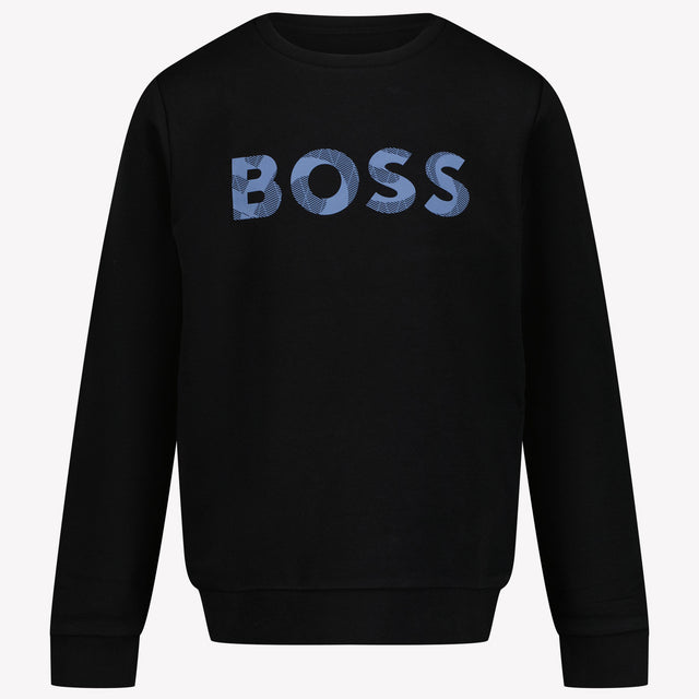 Boss Garçons Pull-over Noir