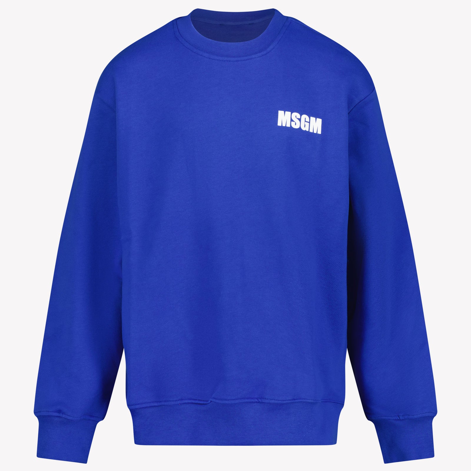 MSGM Unisex Maglione Blu Cobalto