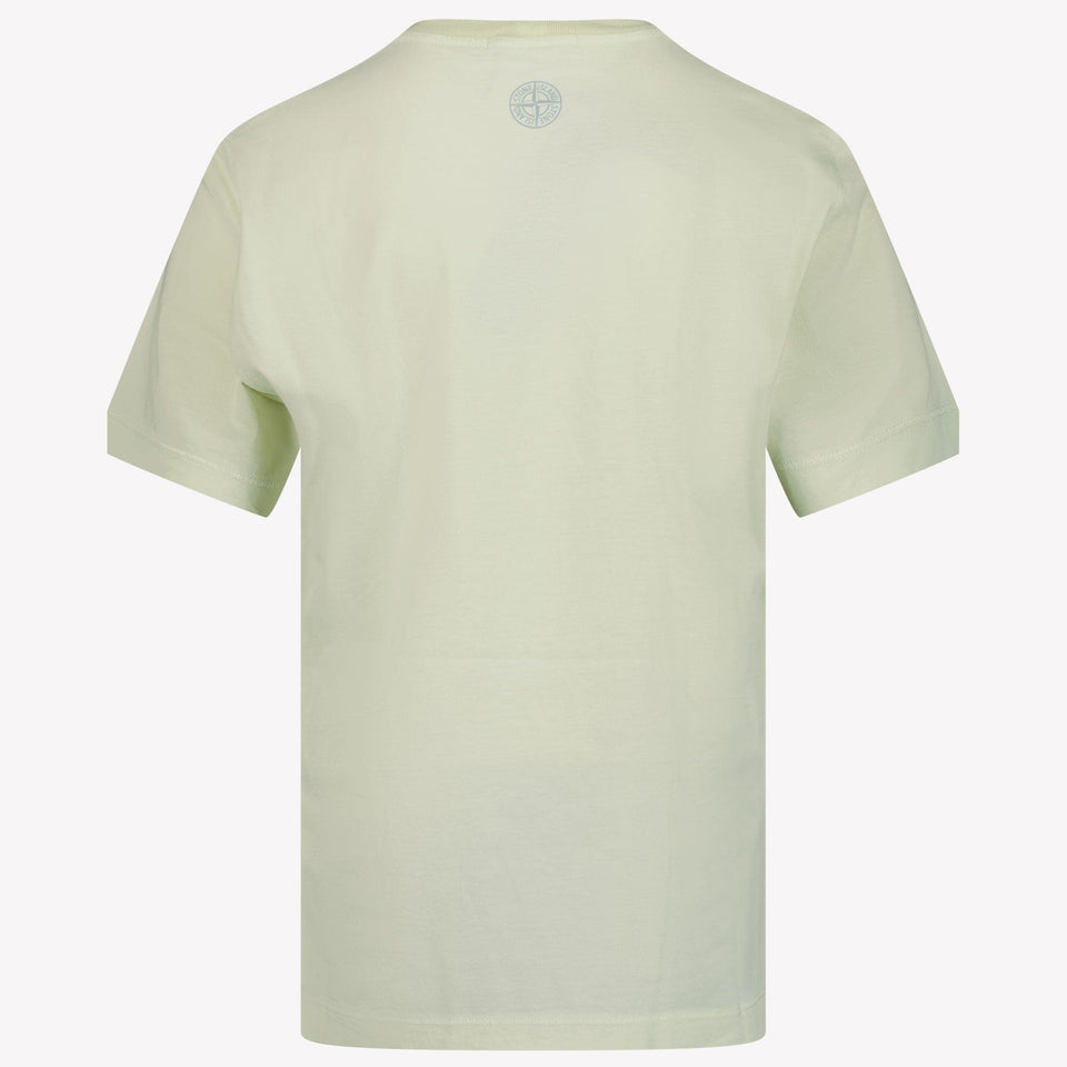 Stone Island Enfant Garçons T-shirt en citron vert