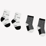 Givenchy babygutter sokk hvit