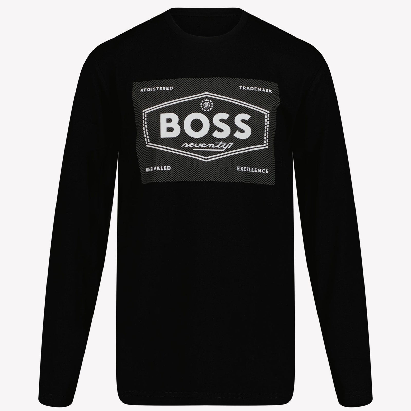 Boss Jongens T-shirt Zwart 4Y