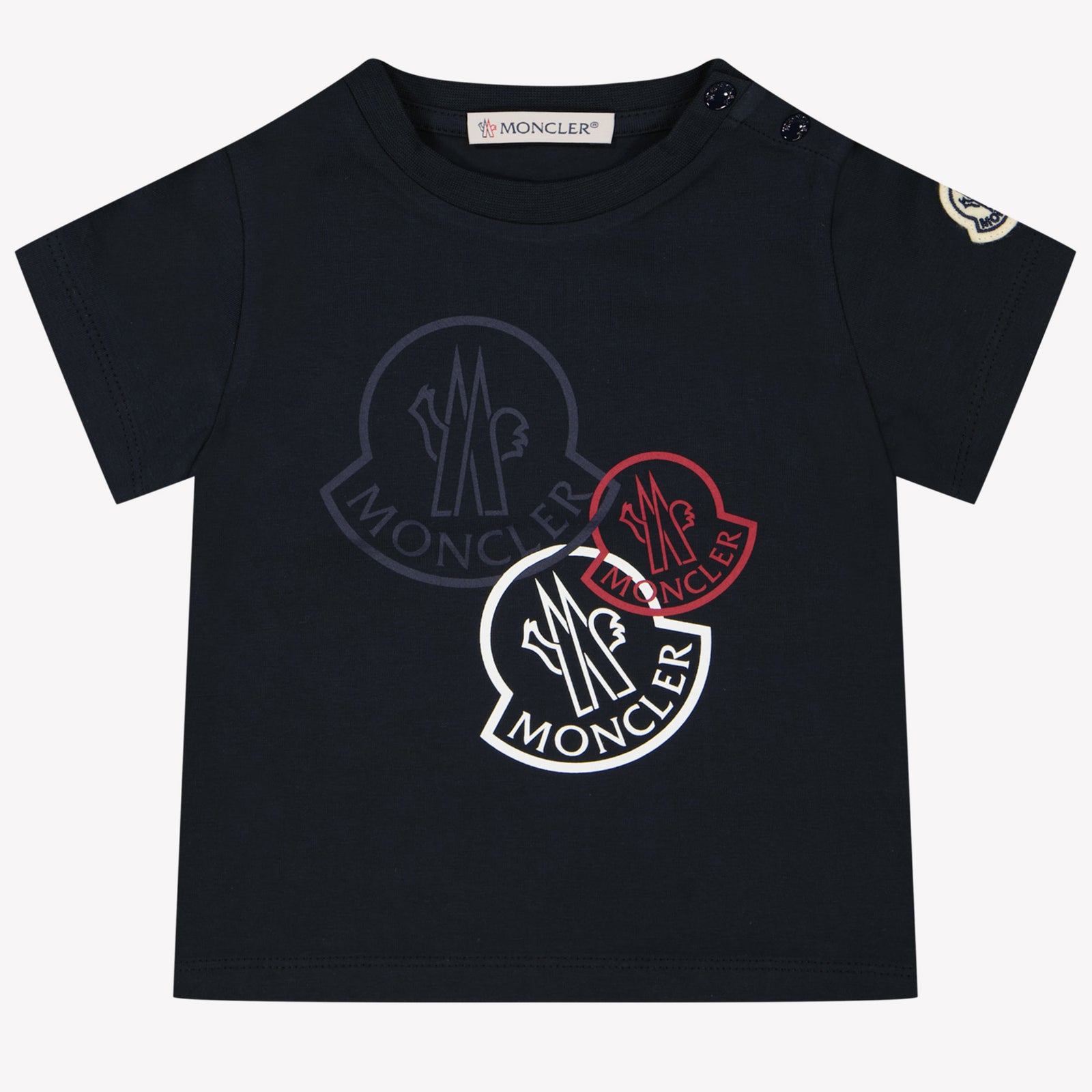 Moncler Baby Jongens T-shirt Navy 3/6