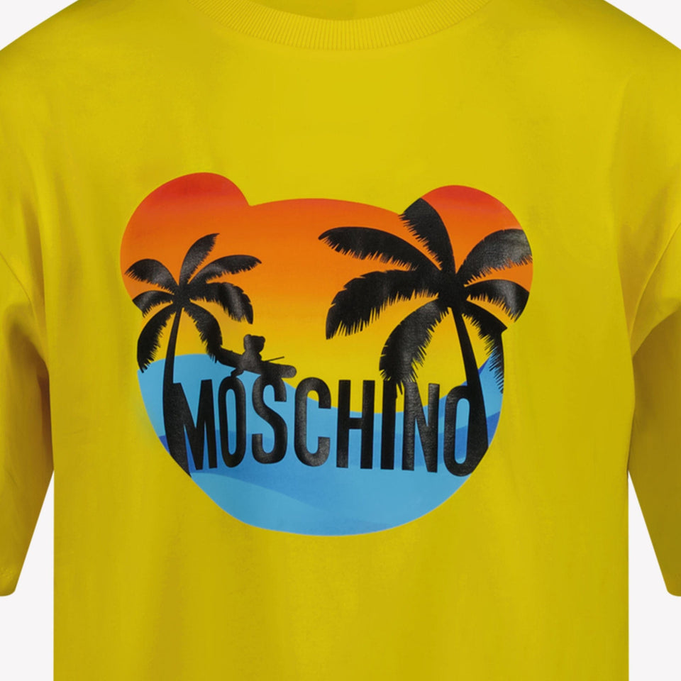 Moschino Kinder Unisex T-shirt Geel