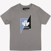 T-shirt unisex dsquared2 baby unisex grigio