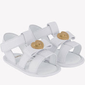 Versace Baby Girls Zapatos blancos