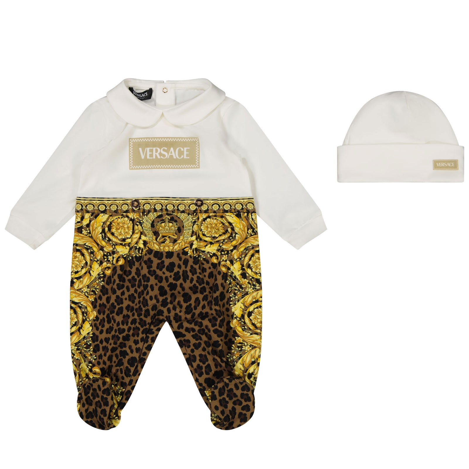 Versace Baby Unisex Box traje ECRU