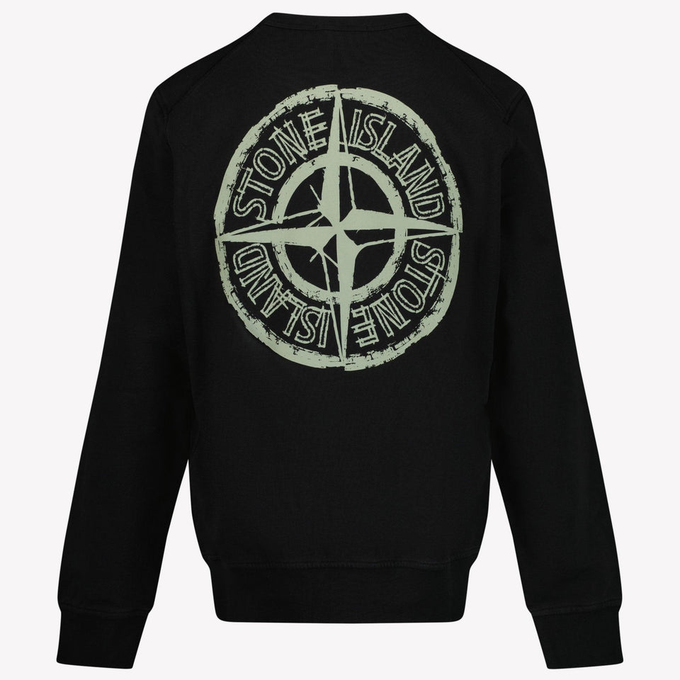 Stone Island Ragazzo Ragazzi Maglione in Nero