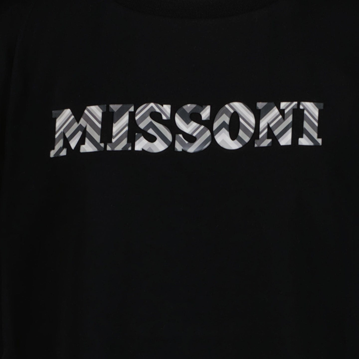 Missoni Kinder Jongens T-shirt Zwart 4Y