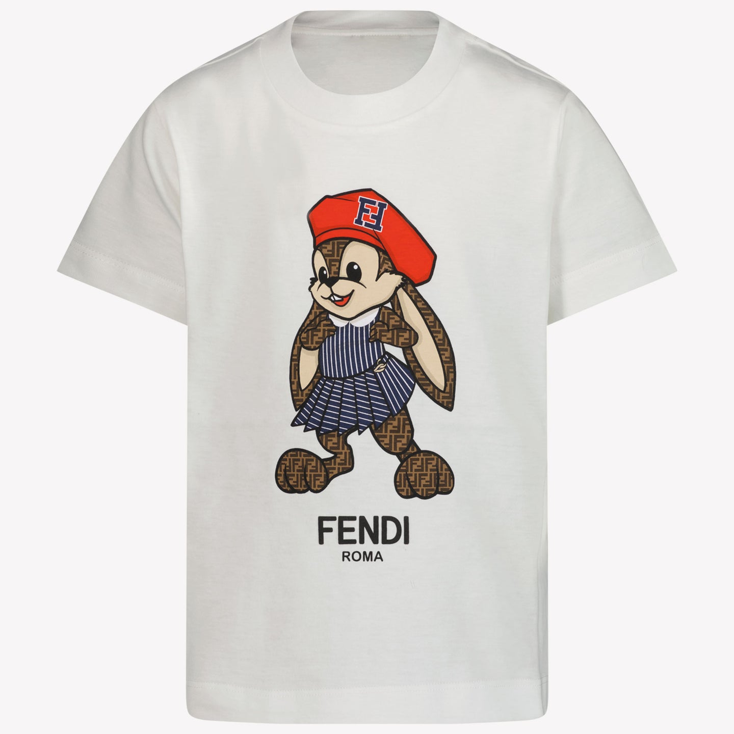 Fendi Unisexe T-shirt Blanc