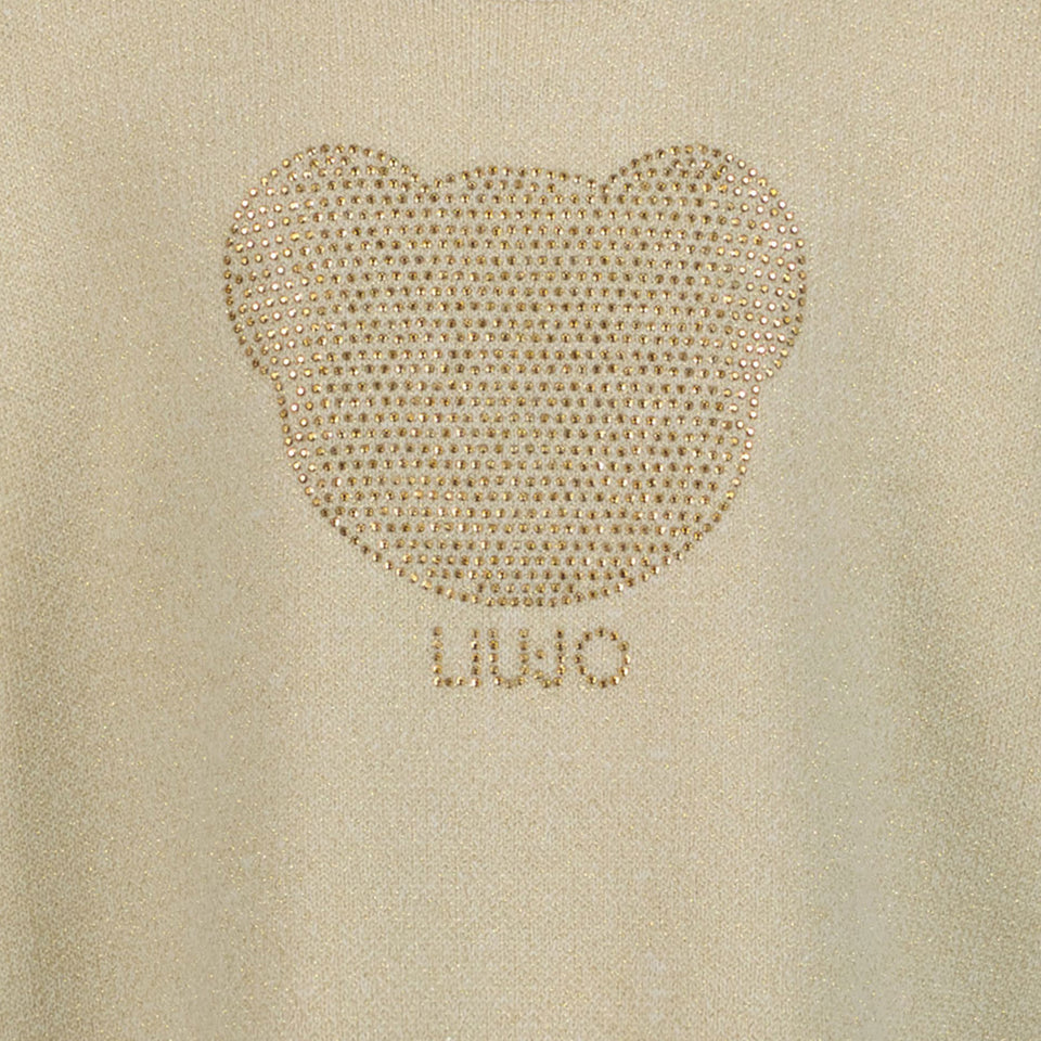 Liu Jo Mädchen Pullover Gold