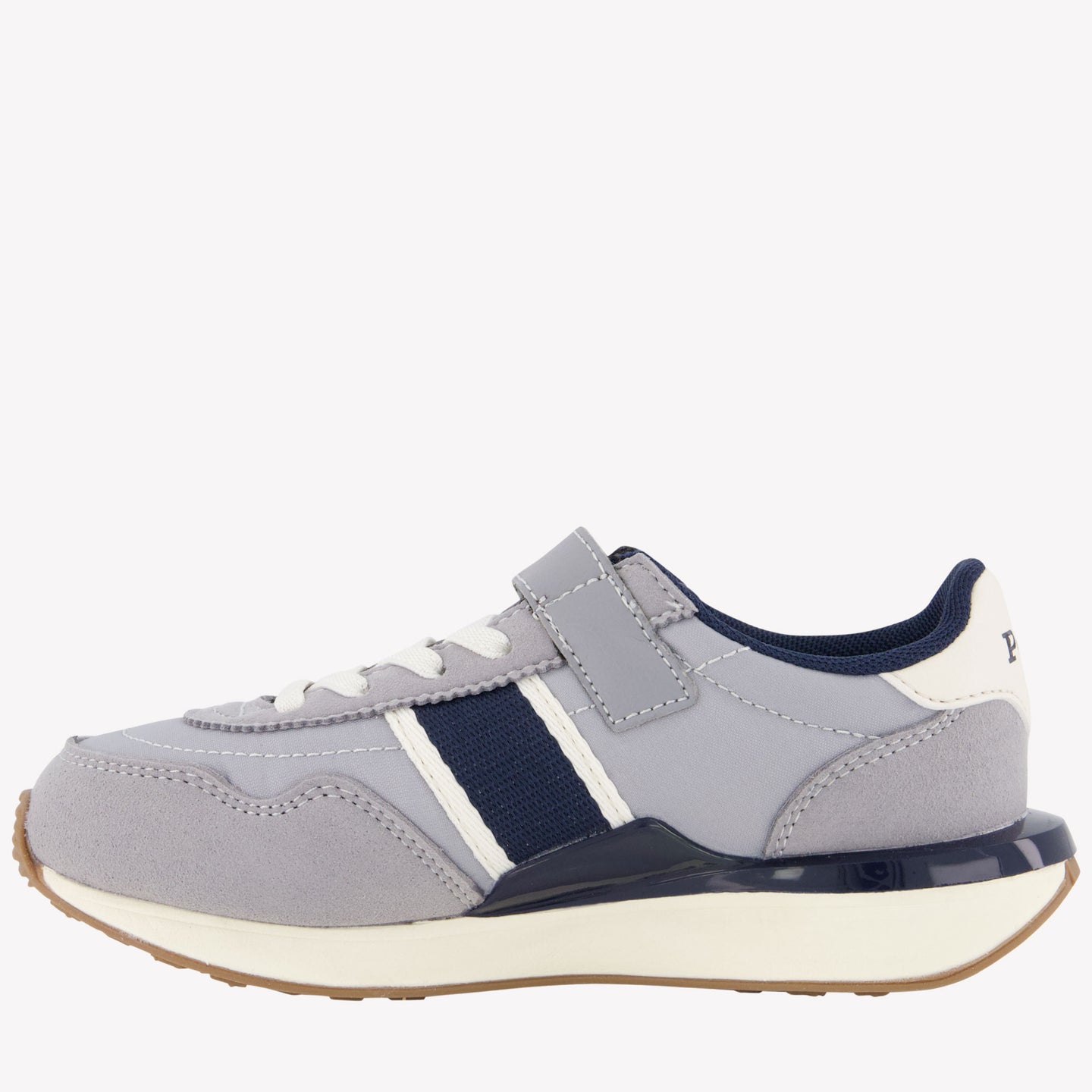 Ralph Lauren Train 89 Sports PS Garçons Baskets Gris