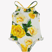 Dolce & Gabbana Baby Mädchen Badeanzug Gelb