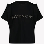 Givenchy Koszulka dla dziewcząt czarna