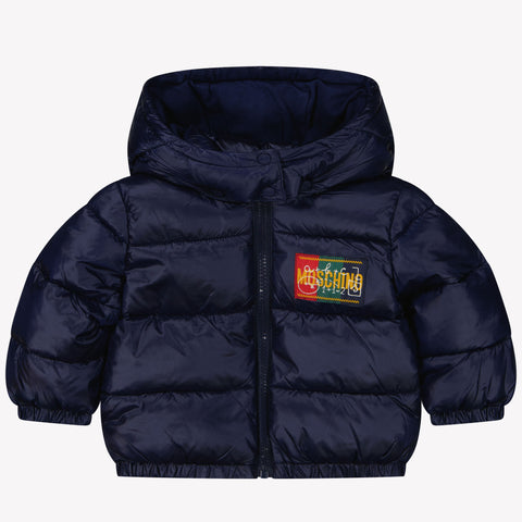 Moschino Jungen Wintermantel Marineblau