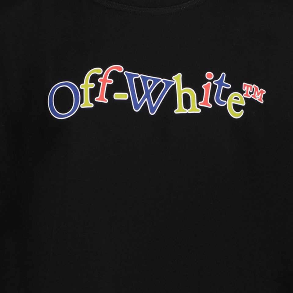 Off-White Ragazzi Maglietta Nero