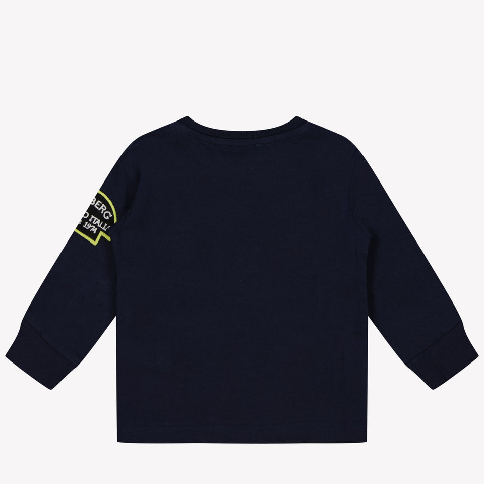 Iceberg Camiseta de Baby Boys Navy