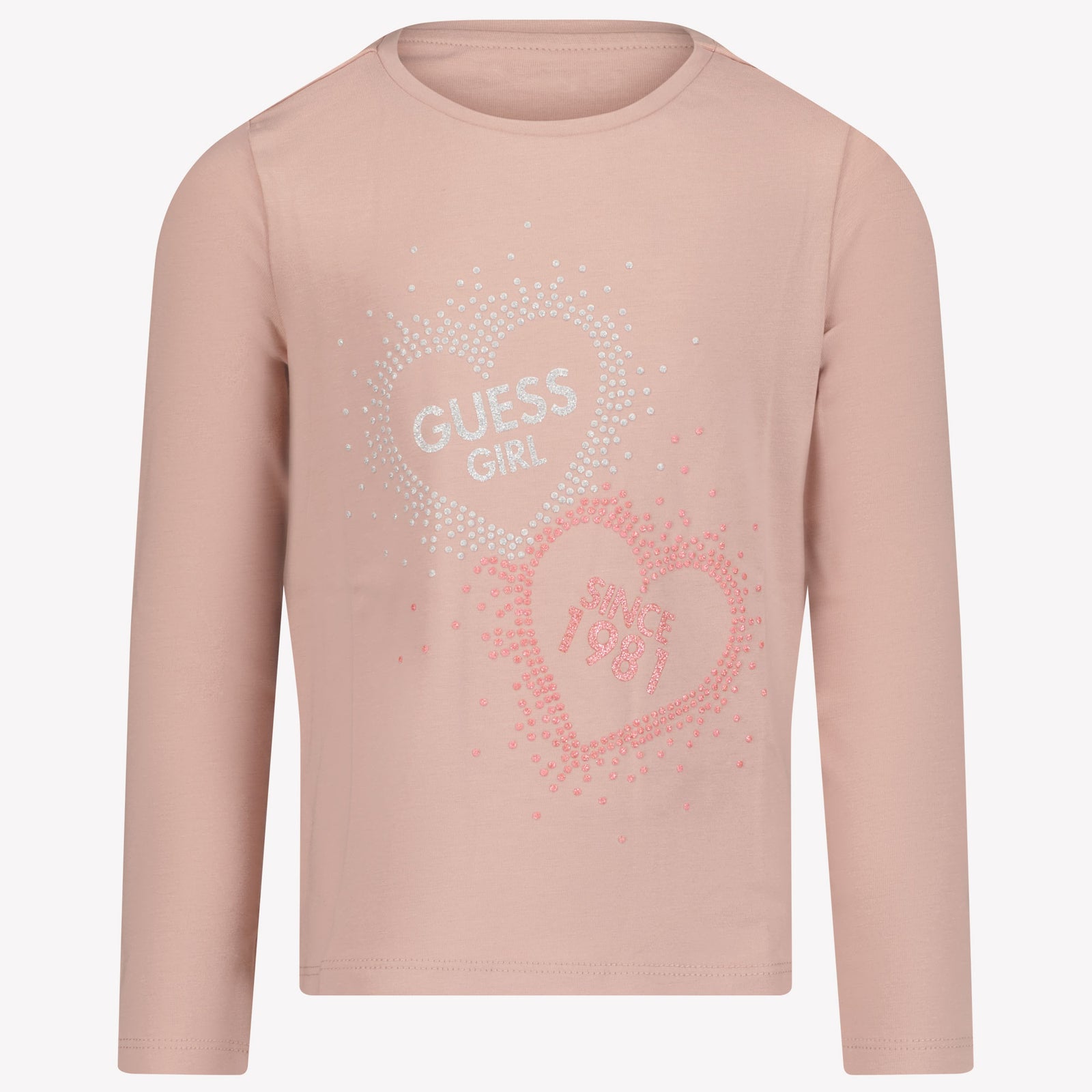 Guess Niño Chicas Camiseta Rosa Antiguo