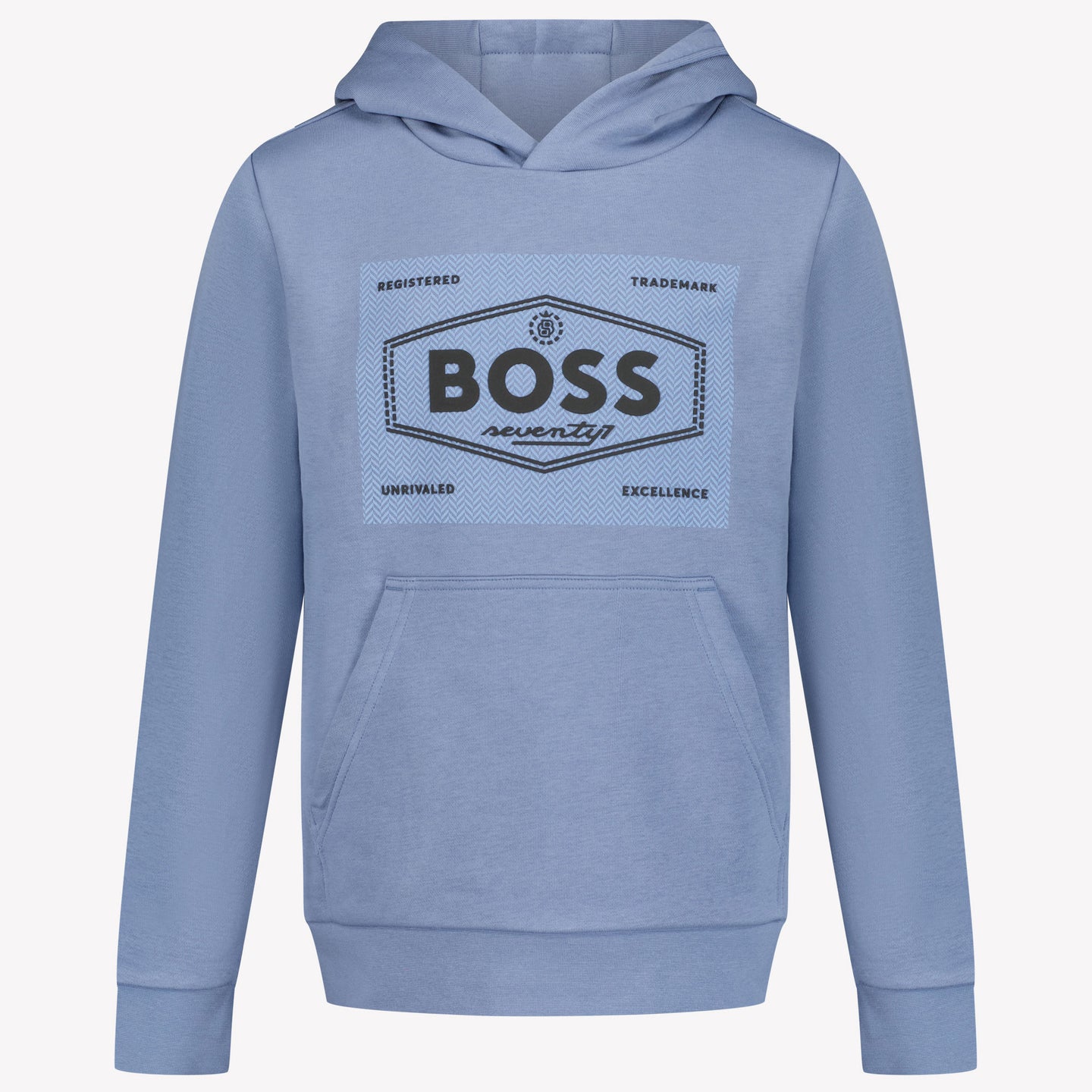 Boss Garçons Pull bleu clair