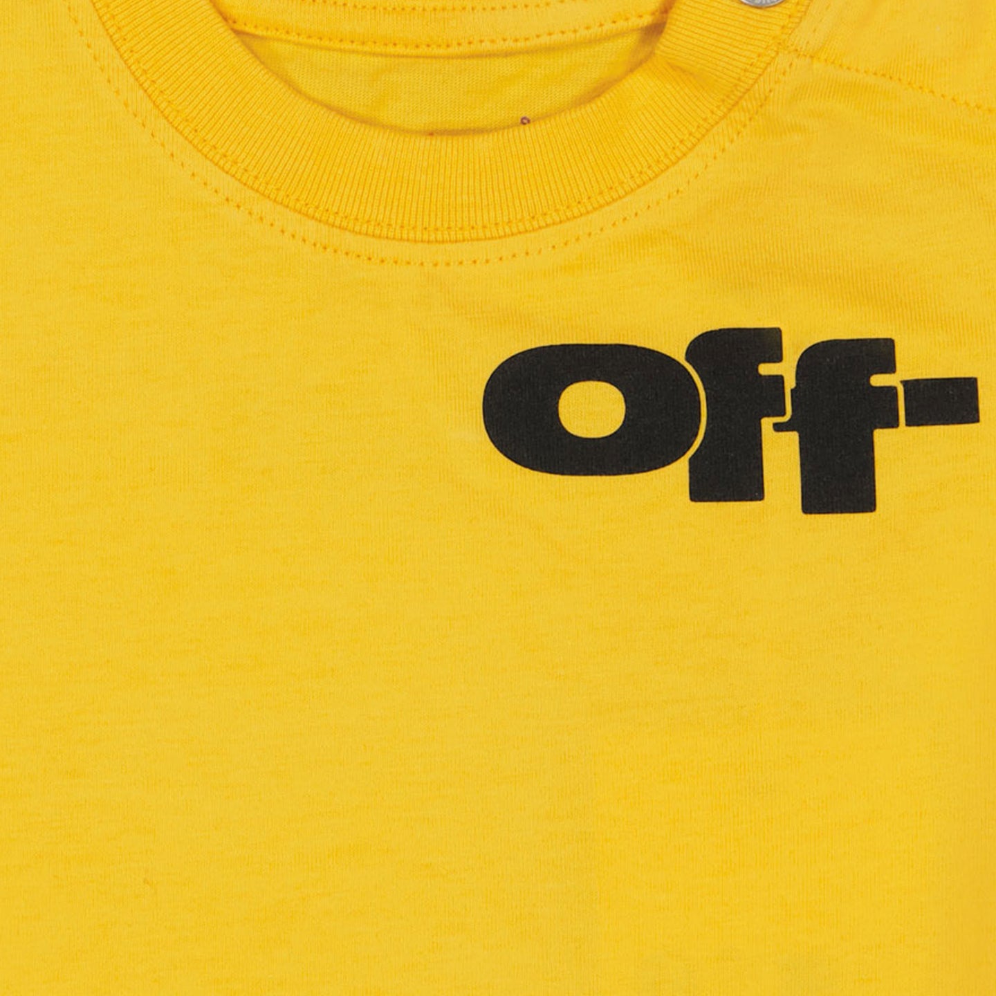 Off-White Bebé Chicos Camiseta en Amarillo