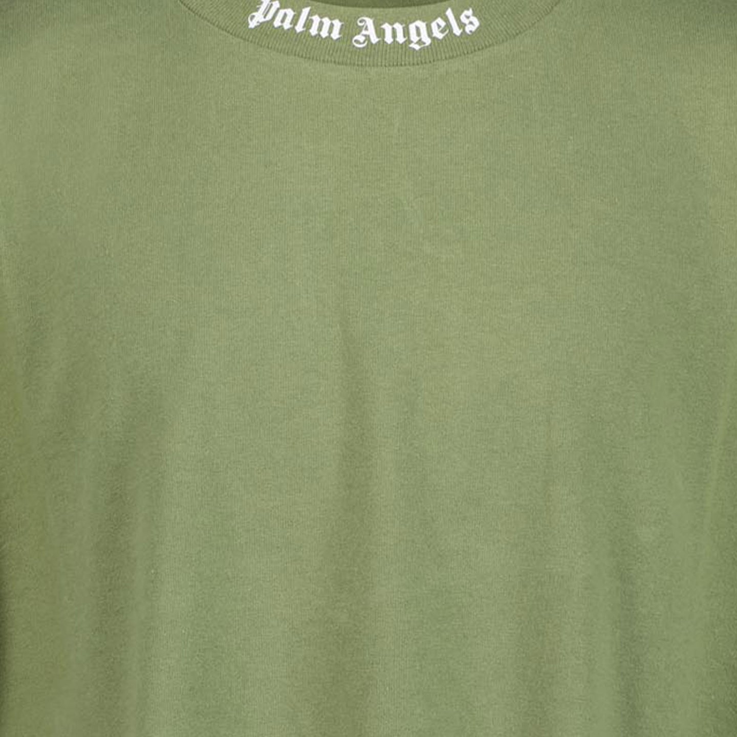 Palm Angels Niño Chicos Camiseta Verde Oscuro