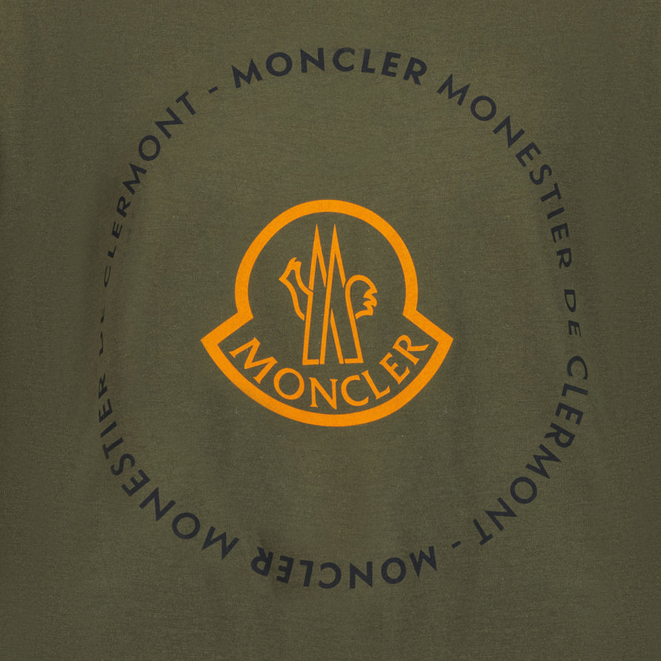 Moncler Jungen T-Shirt Armee