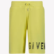 Givenchy niños pantalones cortos de niños amarillo