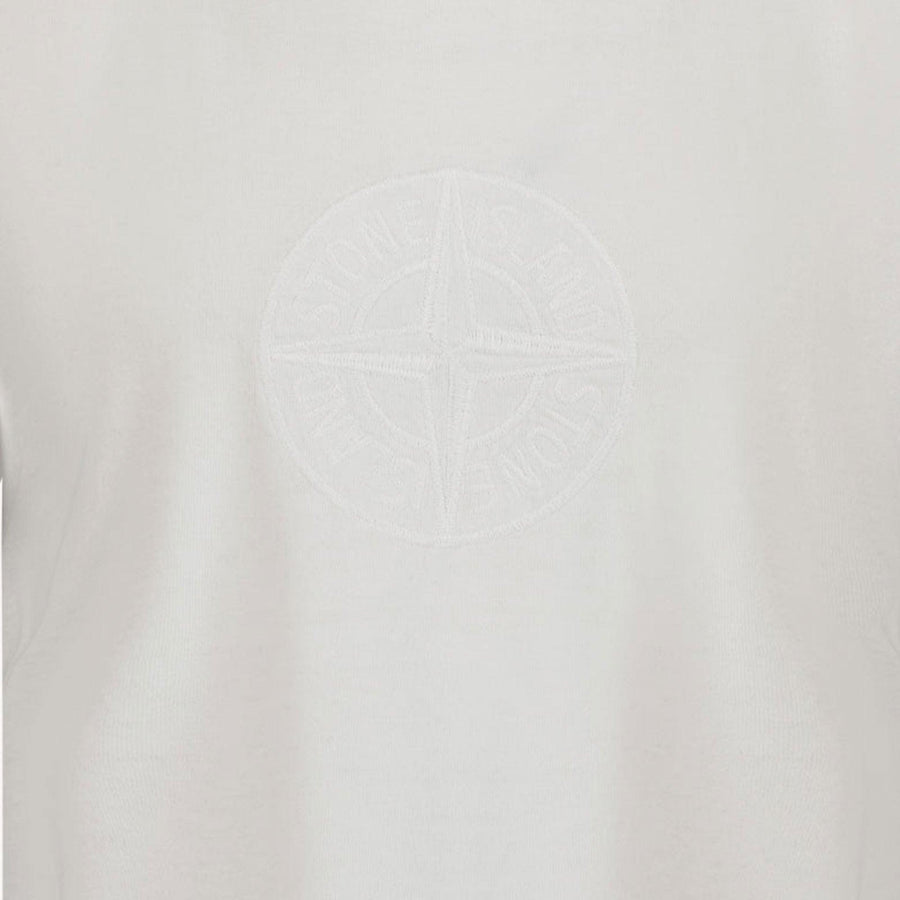 Stone Island Kids Boys  T-Shirt White