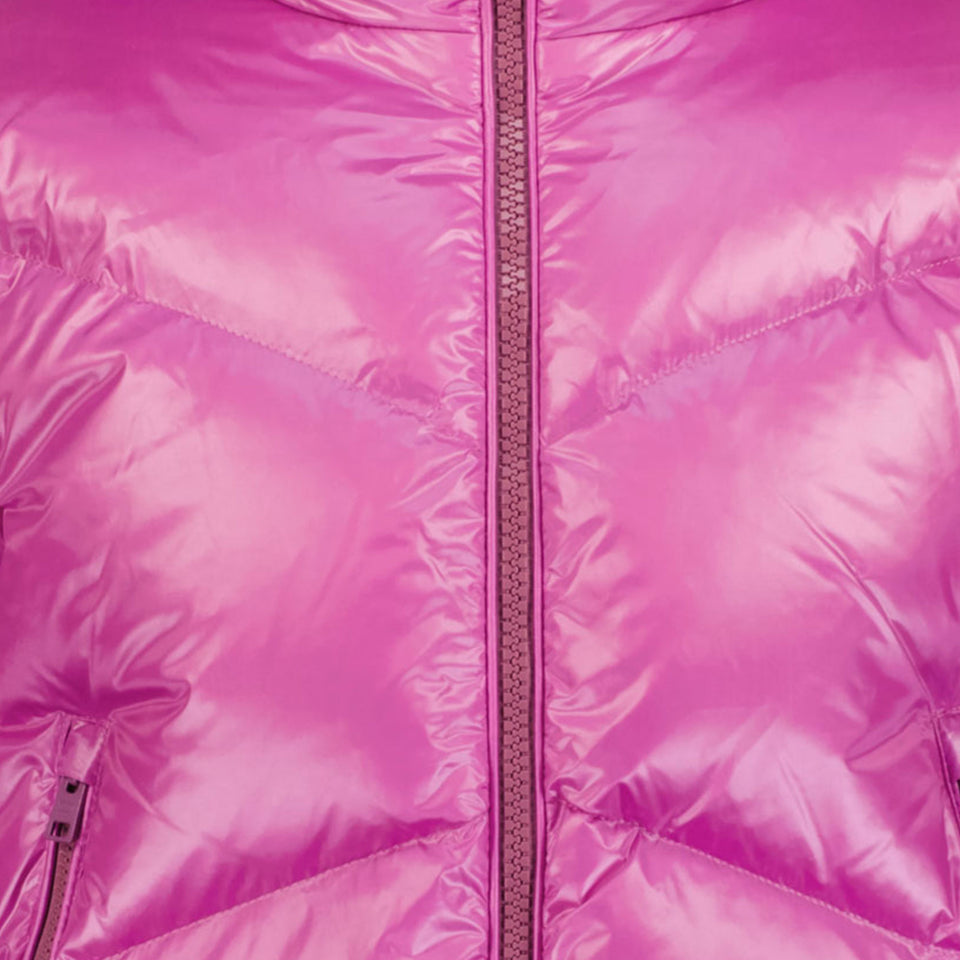 Woolrich Aliquippa Bomber Mädchen Winterjacke Fuchsia