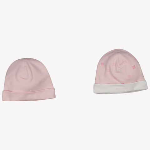 Givenchy Bebé unisex sombrero rosa claro