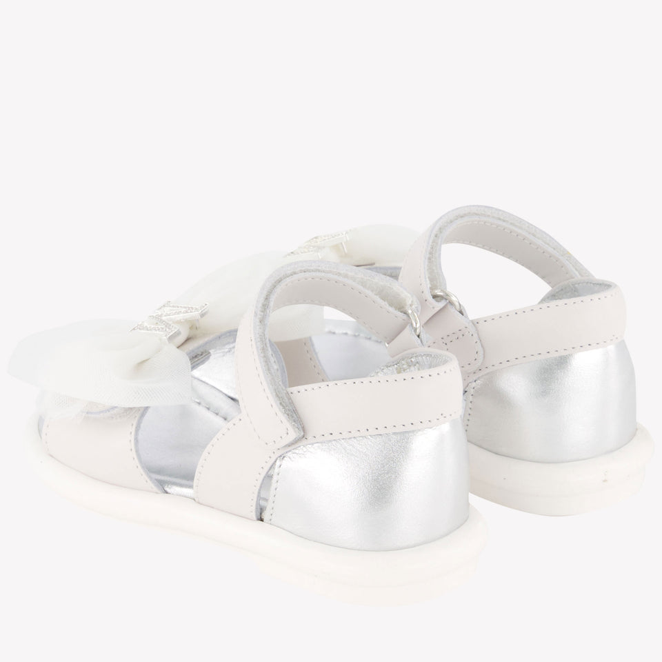 MonnaLisa Filles Sandales Blanc