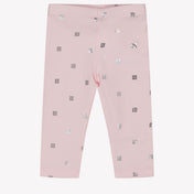 Givenchy Leggings de niñas de las niñas rosa claro