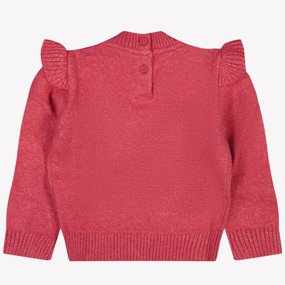 Tommy Hilfiger Baby Mädchen Pullover Fuchsia