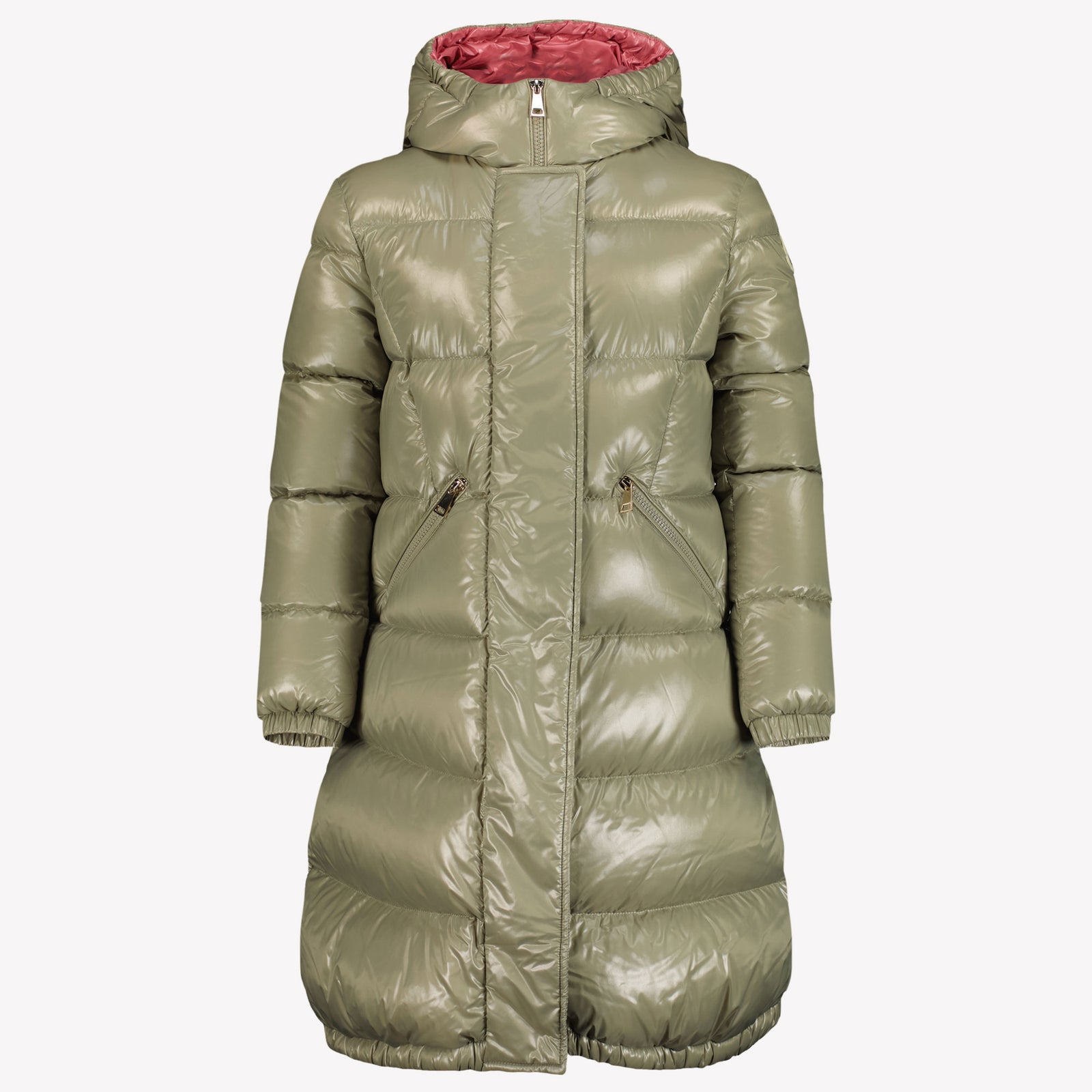 Moncler Bellevue Mädchen Winterjacke Olivgrün