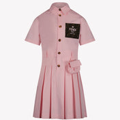 Fendi Children's Girls Dress Light Pink