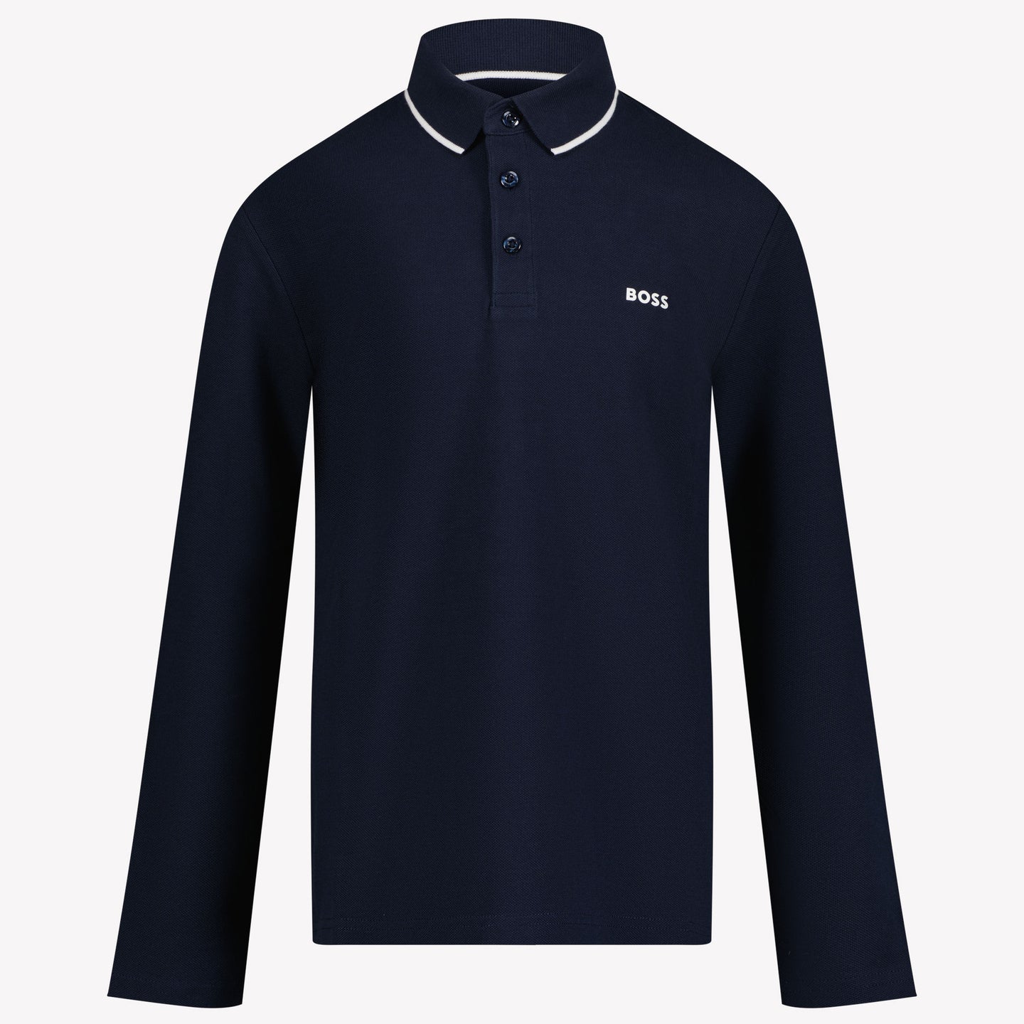 Boss Niño Chicos Polo Navy