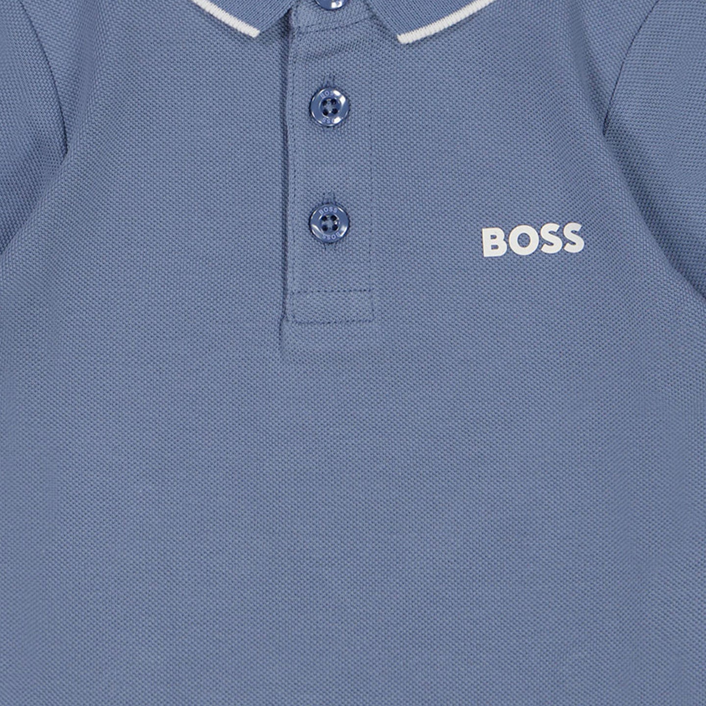 Boss Bambino Ragazzi Polo Azzurro