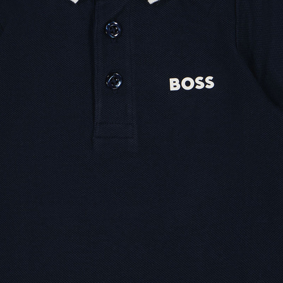 Boss Bebé Chicos Polo Navy