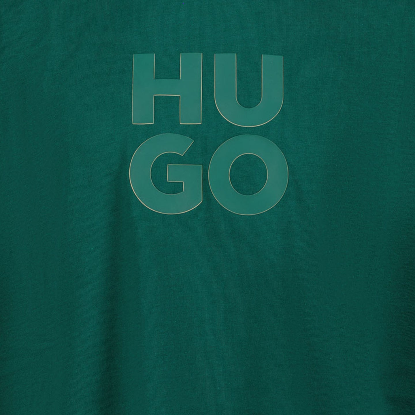 Hugo Kinder Garçons T-shirt Vert Foncé