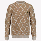 Boss Garçons Pull-over Beige