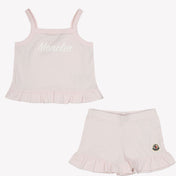 Moncler Baby Girl Set rosa claro