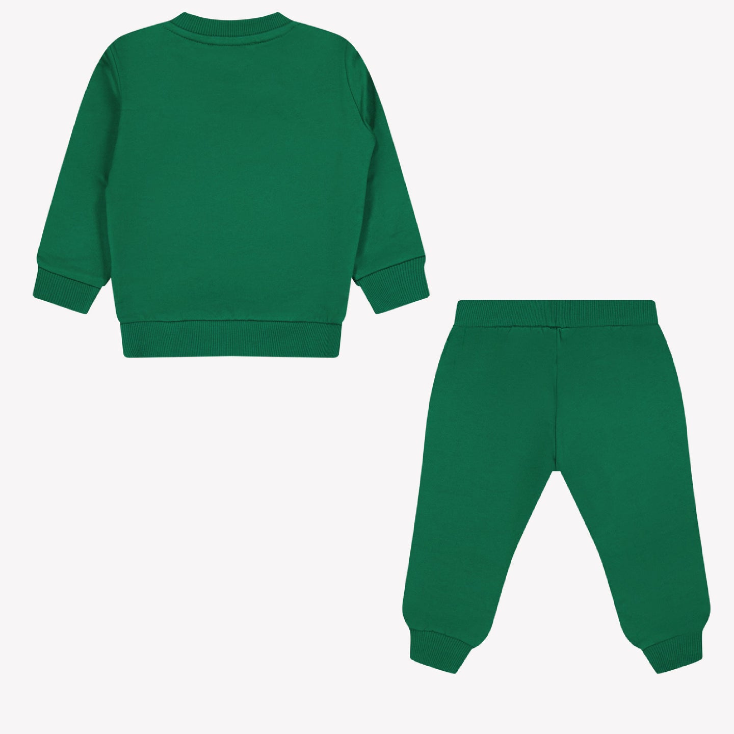 Moschino Bebé unisex jogging traje verde oscuro