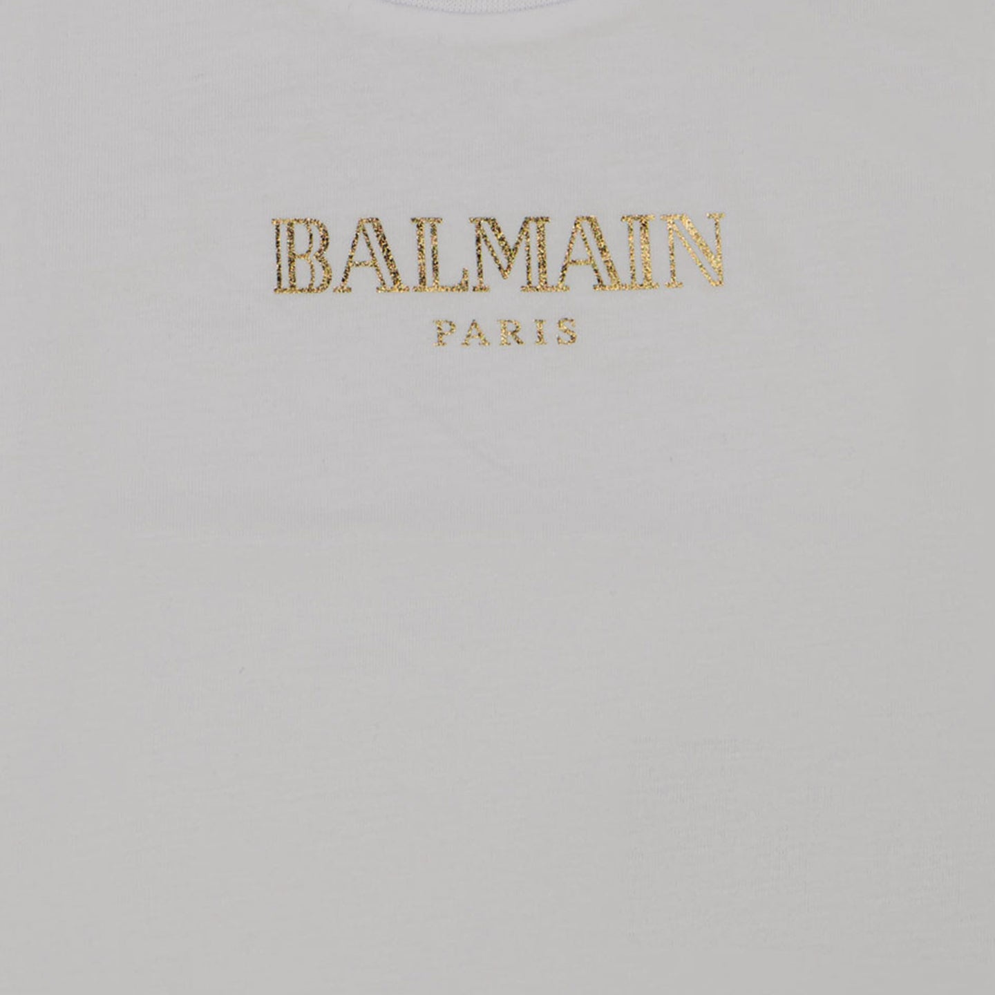 Balmain Baby Mädchen T-Shirt Weiß